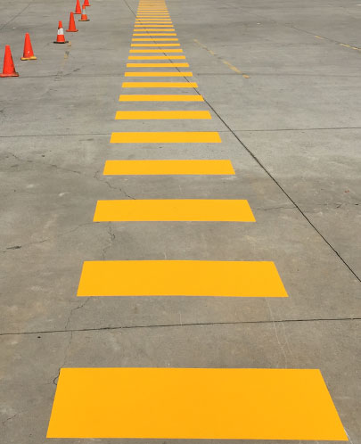 Rapid Pressure Cleaning - Line  Marking - Pedestrian